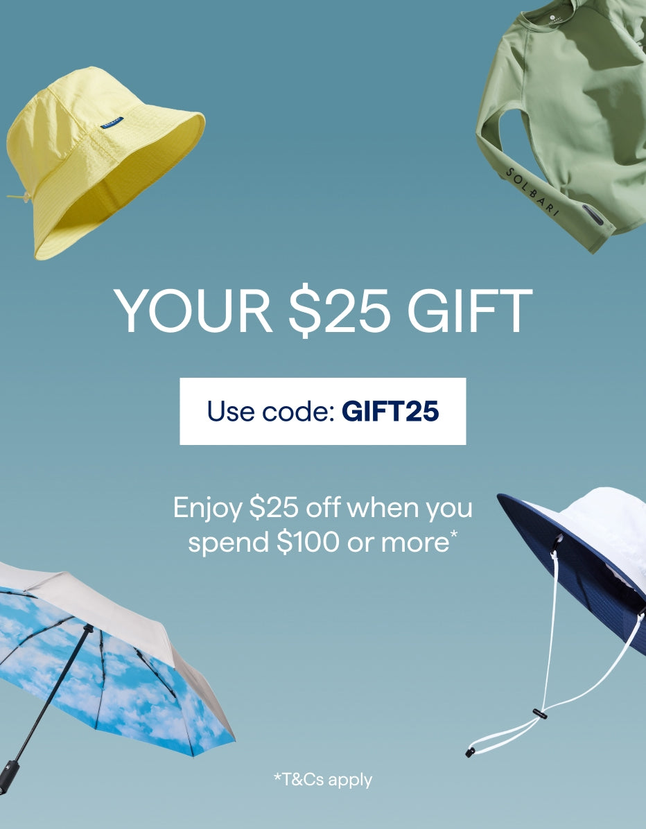 Banner with text about a $25 gift