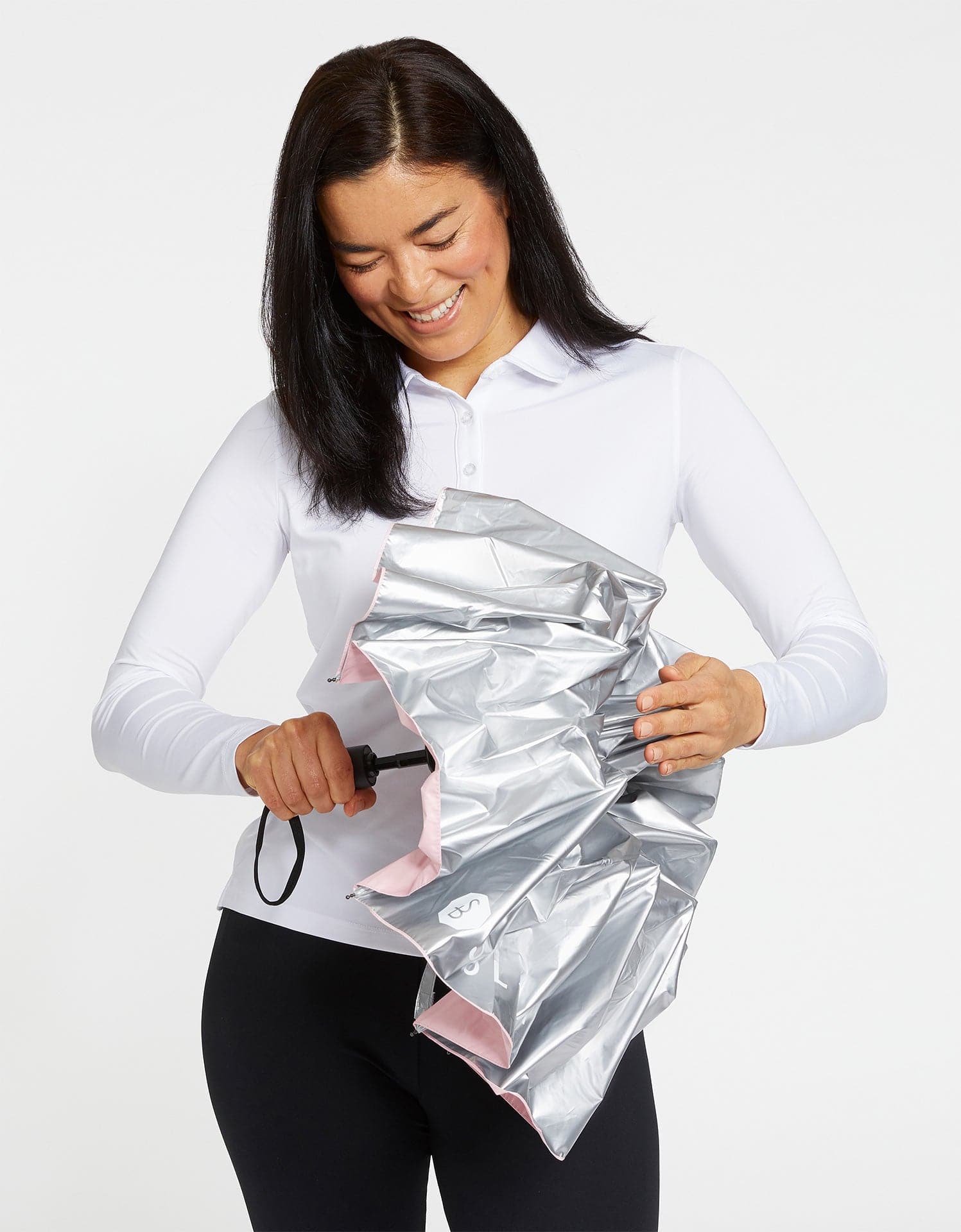 Silver / Light Pink,106cm Arc