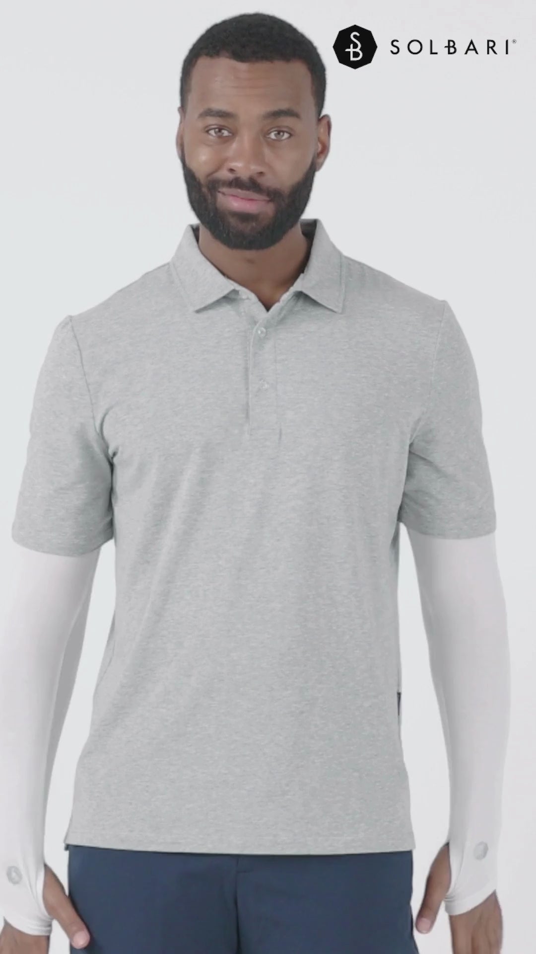 White,With Thumbholes